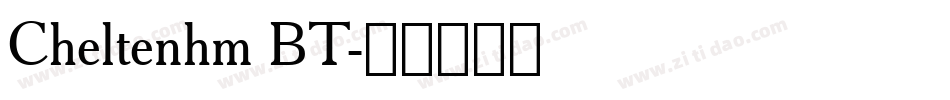 Cheltenhm BT字体转换
